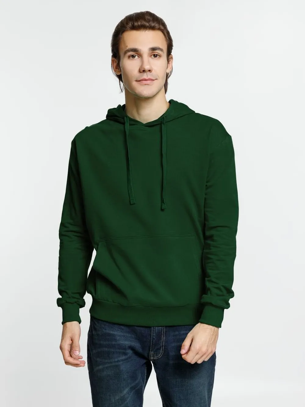 Худи Kirenga 2.0, темно-зеленое, размер M заказать онлайн с вашим дизайном на заказ в Москве и области