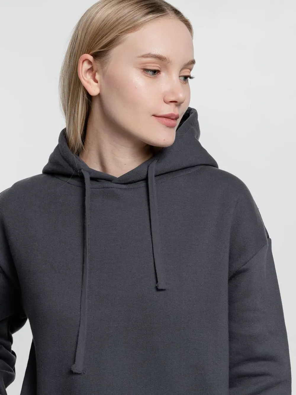 Худи Kirenga Heavy 2.0, темно-серое (графит) заказать онлайн с вашим дизайном на заказ в Москве и области