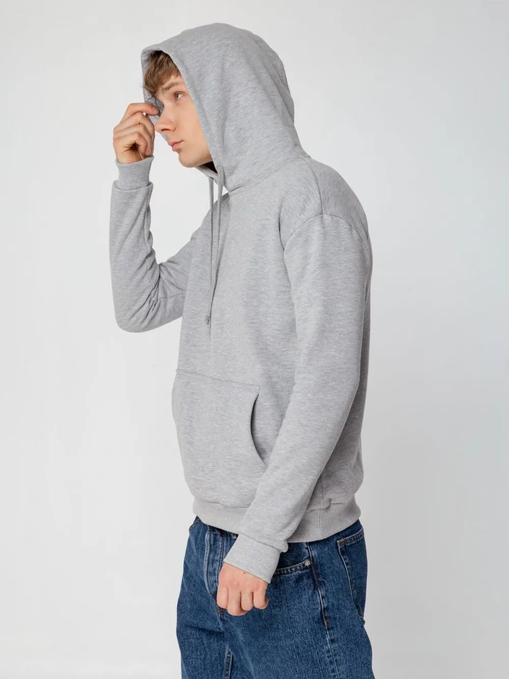 Худи Kirenga Heavy 2.0, серый меланж, размер 4XL заказать онлайн с вашим дизайном на заказ в Москве и области