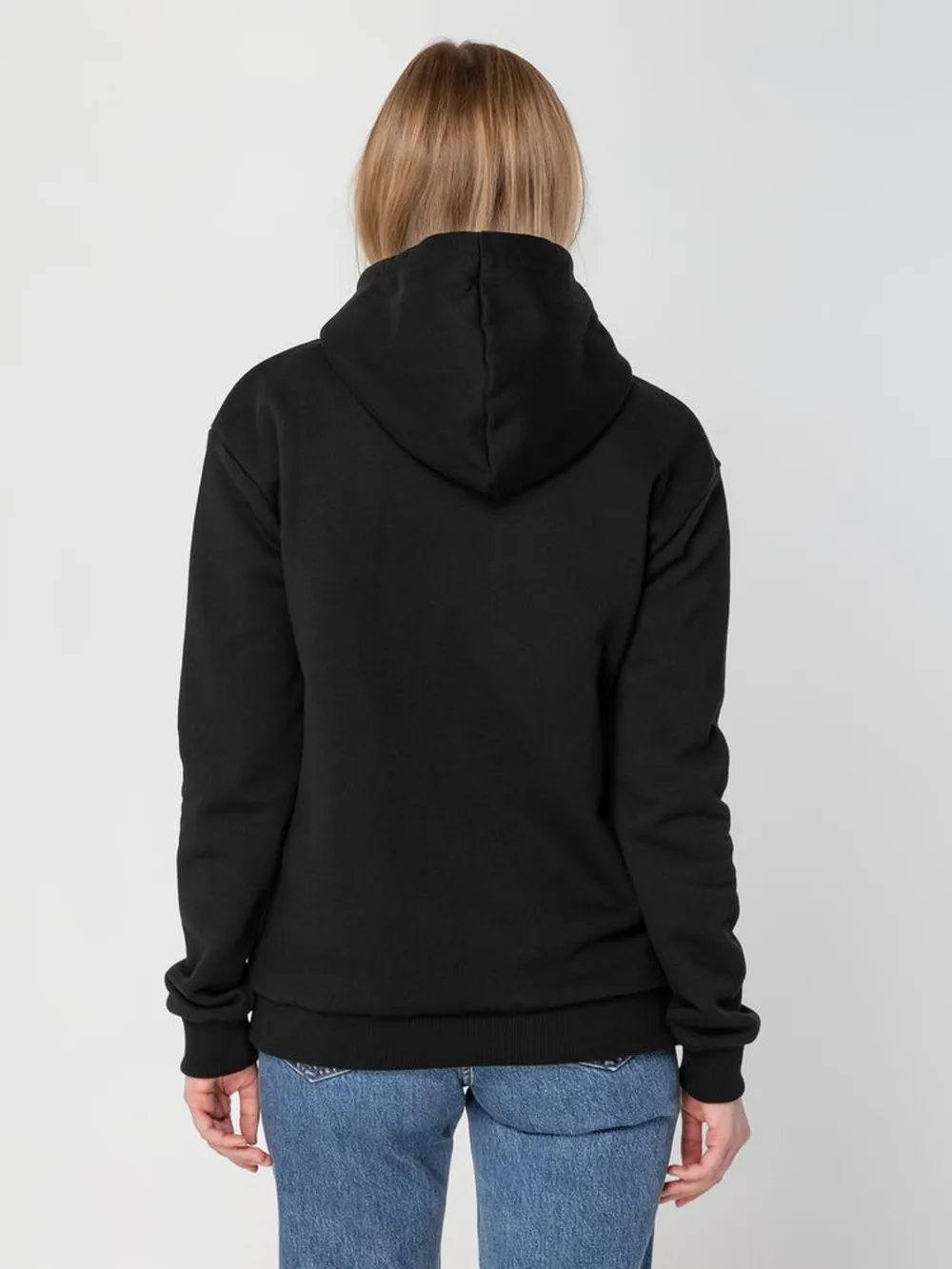 Худи Kirenga Heavy 2.0, черное, размер XS заказать онлайн с вашим дизайном на заказ в Москве и области