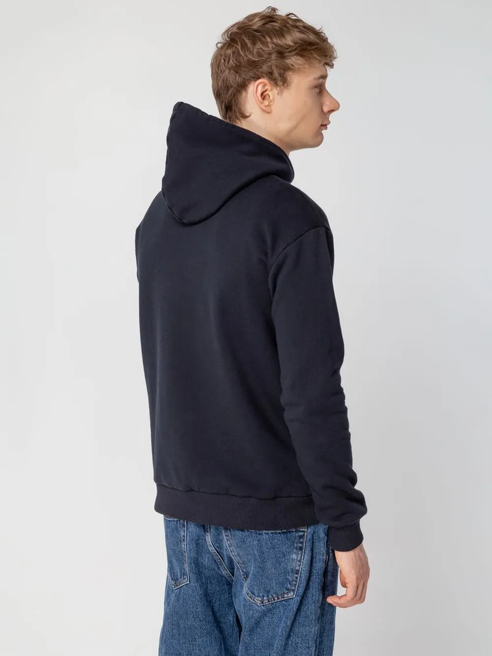 Худи Kirenga Heavy 2.0, темно-синее, размер XXL заказать онлайн с вашим дизайном на заказ в Москве и области