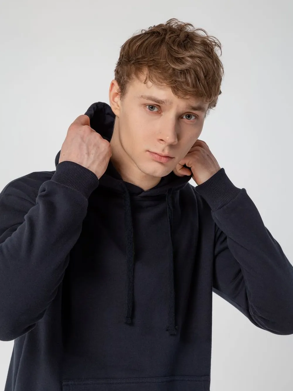 Худи Kirenga Heavy 2.0, темно-синее, размер XXL заказать онлайн с вашим дизайном на заказ в Москве и области