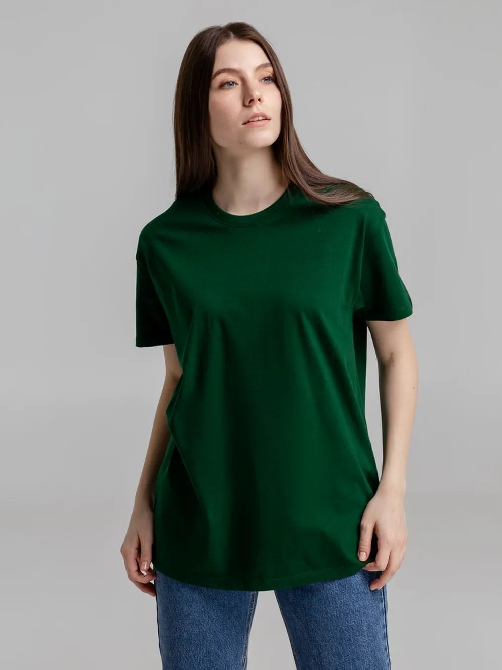 Футболка Imperial 190 темно-зеленая, размер XXL заказать онлайн с вашим дизайном на заказ в Москве и области