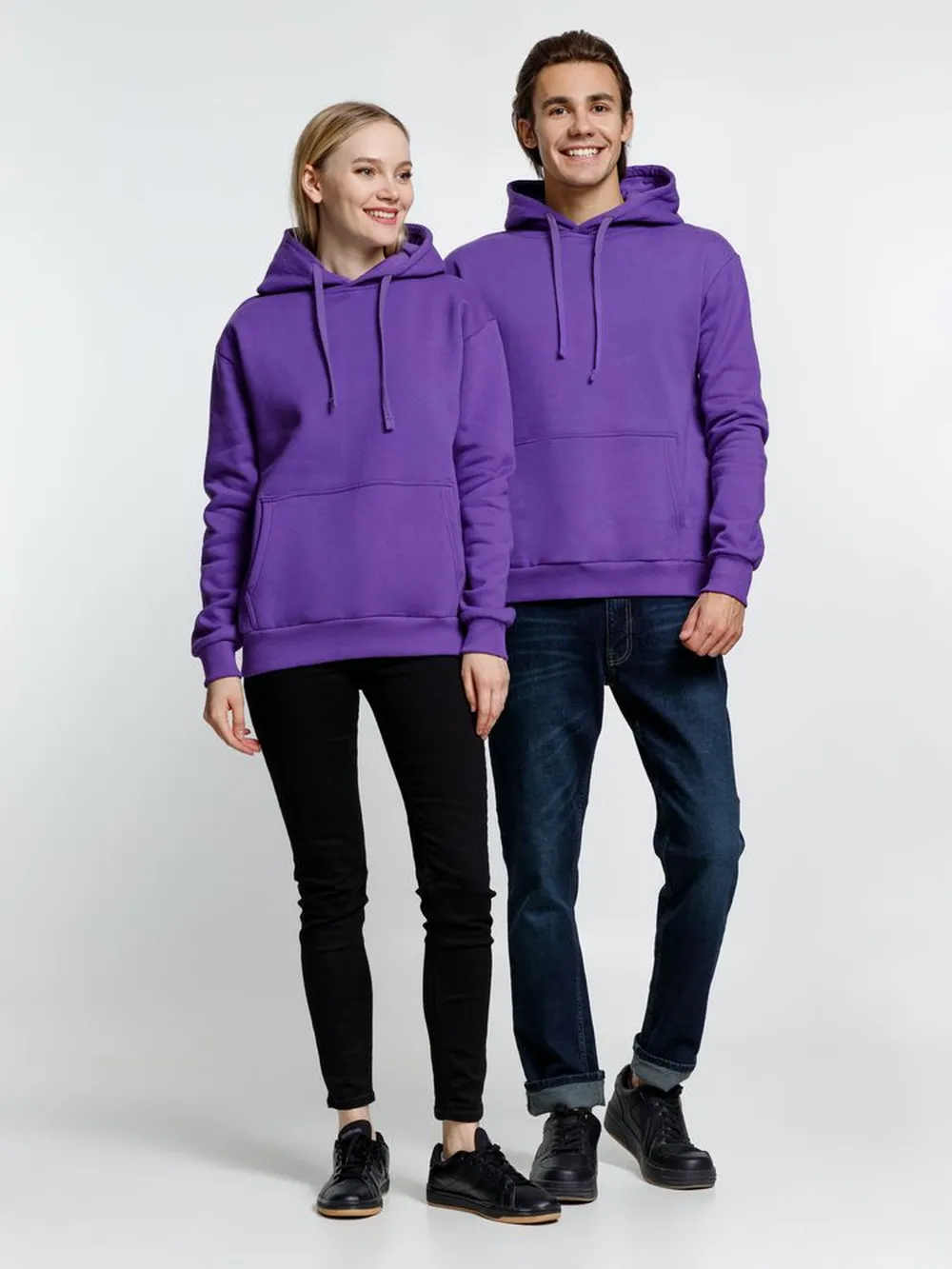 Худи Kirenga Heavy 2.0, фиолетовое, размер XL заказать онлайн с вашим дизайном на заказ в Москве и области