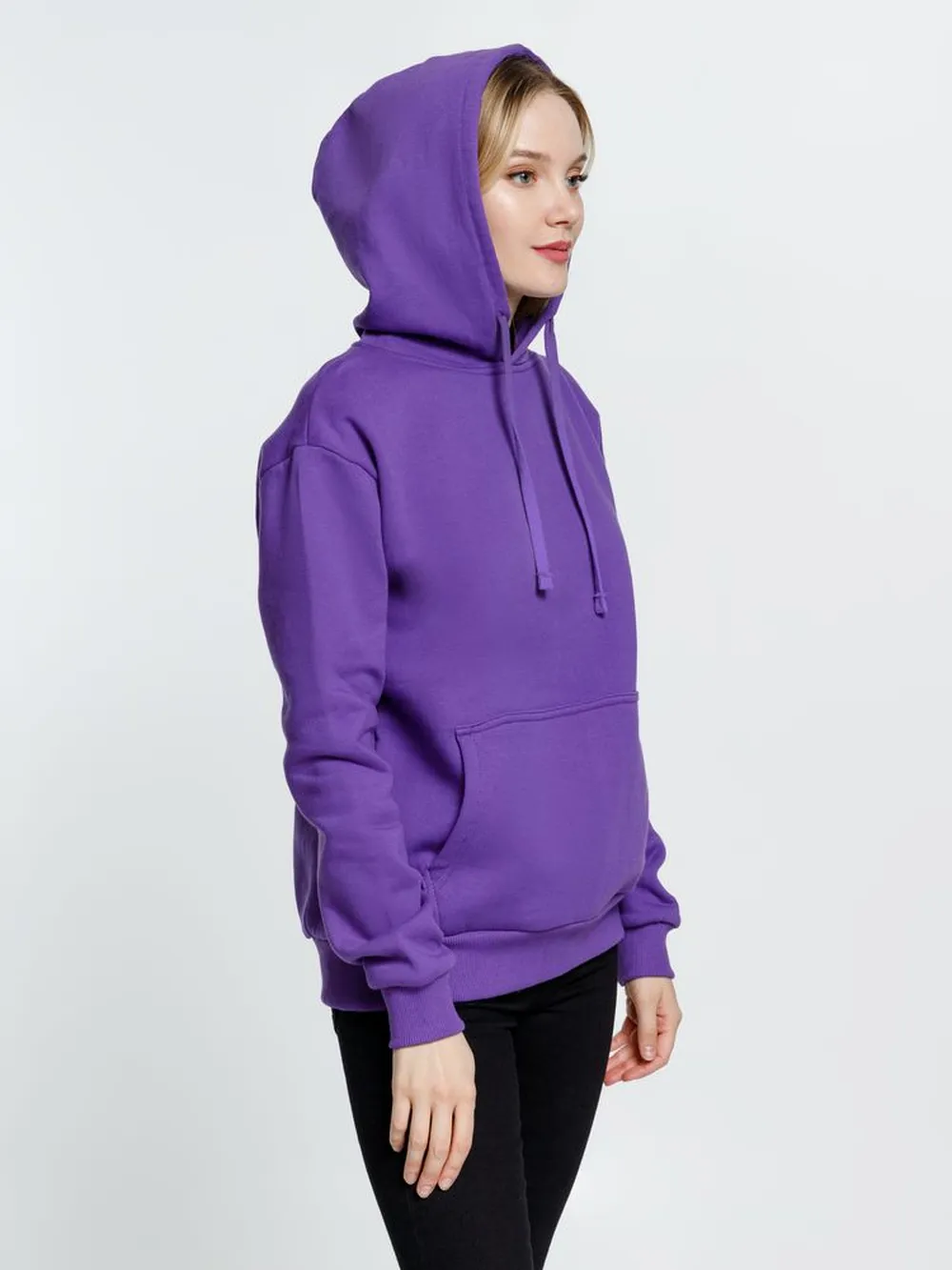 Худи Kirenga Heavy 2.0, фиолетовое, размер XL заказать онлайн с вашим дизайном на заказ в Москве и области