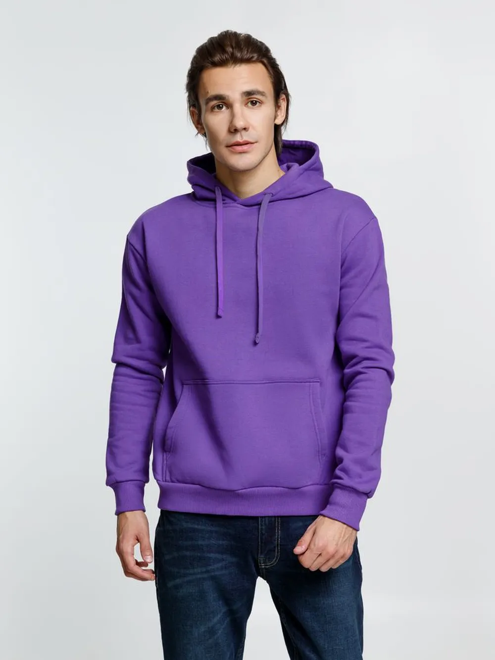 Худи Kirenga Heavy 2.0, фиолетовое, размер XL заказать онлайн с вашим дизайном на заказ в Москве и области