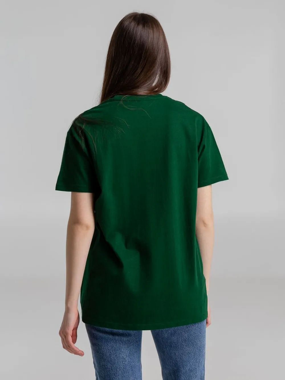 Футболка Imperial 190 темно-зеленая, размер 5XL заказать онлайн с вашим дизайном на заказ в Москве и области