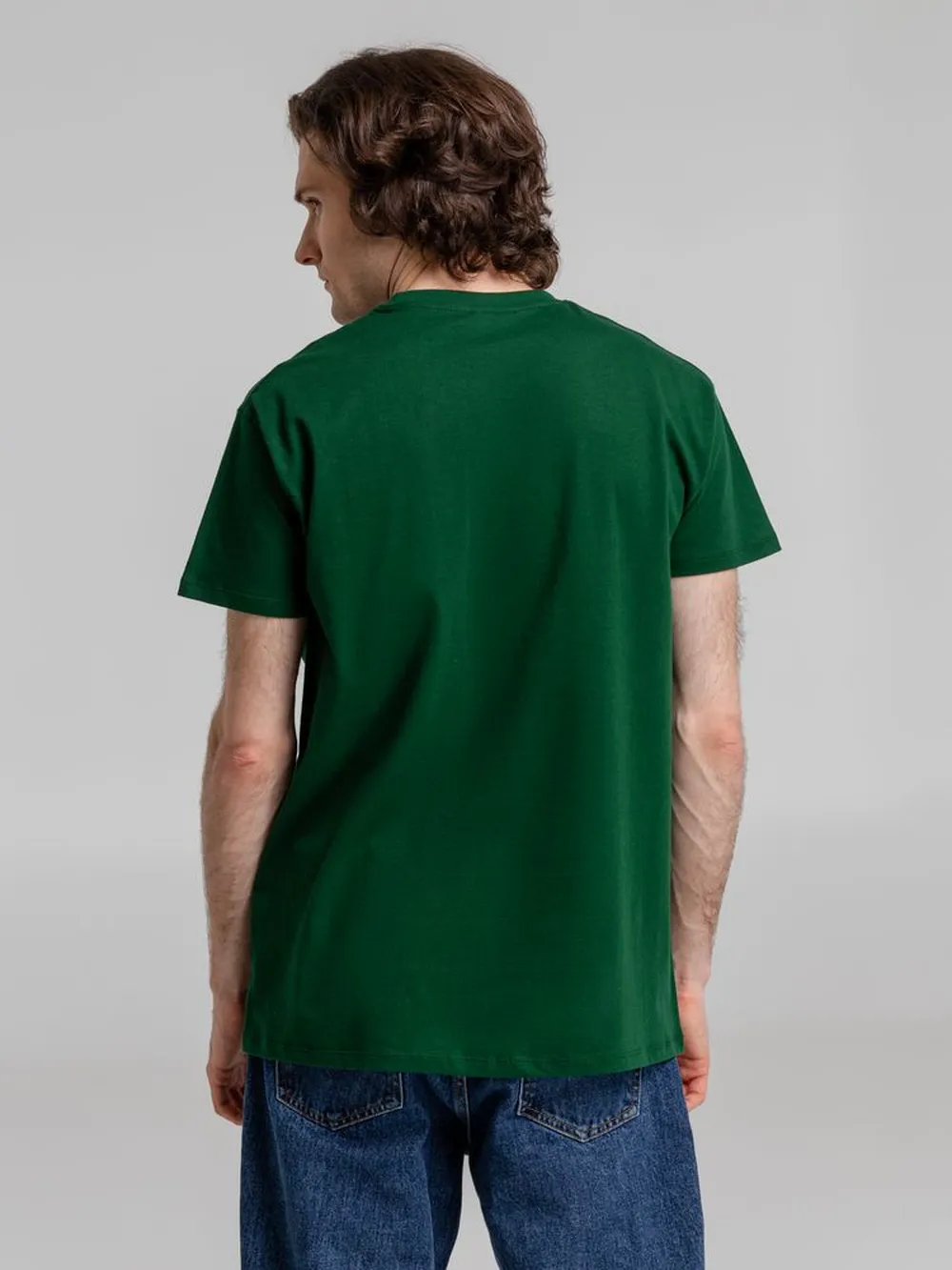 Футболка Imperial 190 темно-зеленая, размер 5XL заказать онлайн с вашим дизайном на заказ в Москве и области