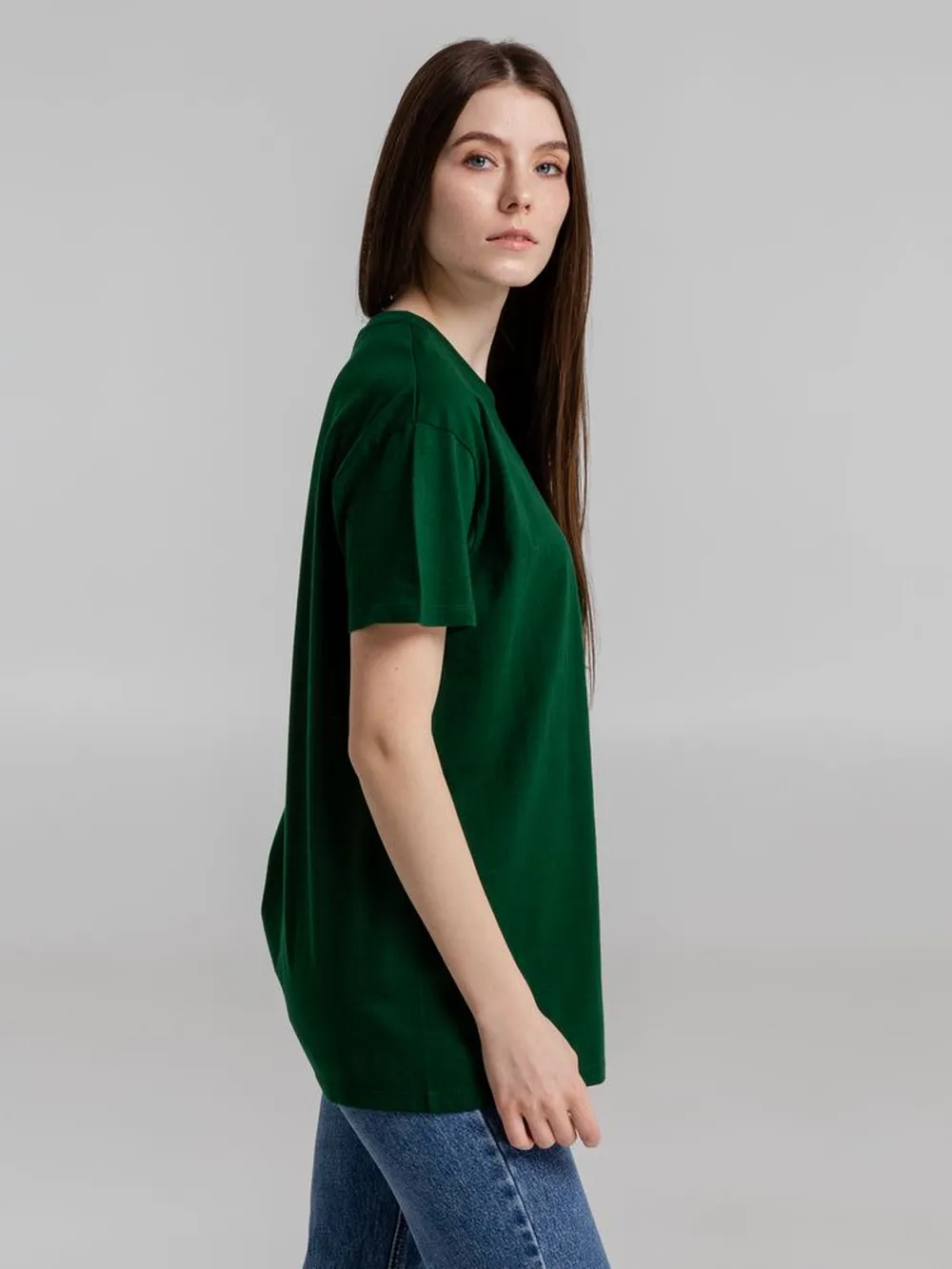 Футболка Imperial 190 темно-зеленая, размер 5XL заказать онлайн с вашим дизайном на заказ в Москве и области