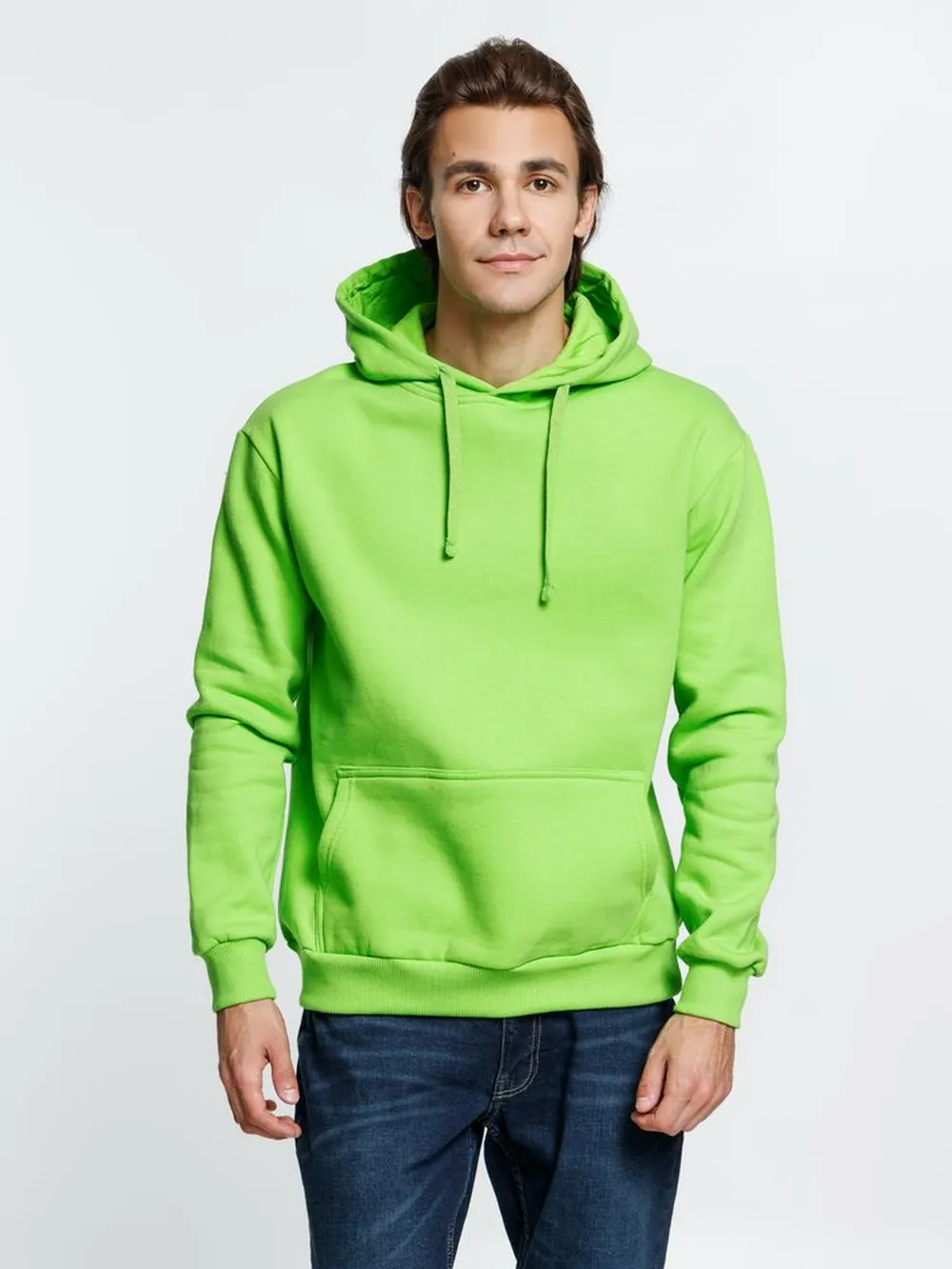 Худи Kirenga Heavy 2.0, зеленое яблоко, размер 4XL заказать онлайн с вашим дизайном на заказ в Москве и области