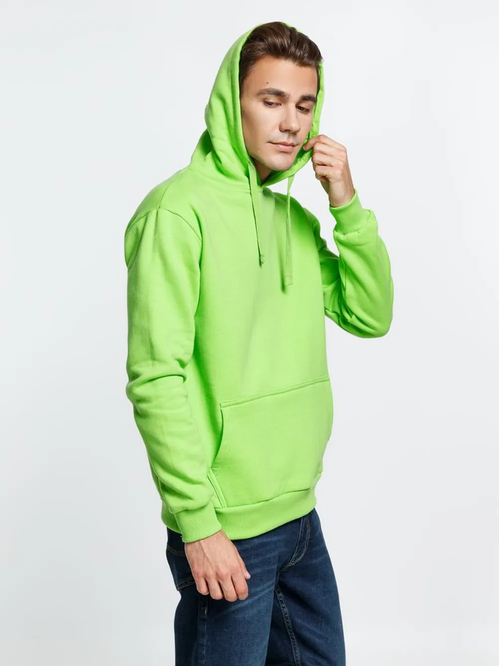 Худи Kirenga Heavy 2.0, зеленое яблоко, размер 4XL заказать онлайн с вашим дизайном на заказ в Москве и области