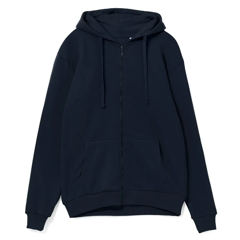 Толстовка на молнии с капюшоном Siverga Heavy 2.0, темно-синяя, размер XL заказать онлайн с вашим дизайном на заказ в Москве и области