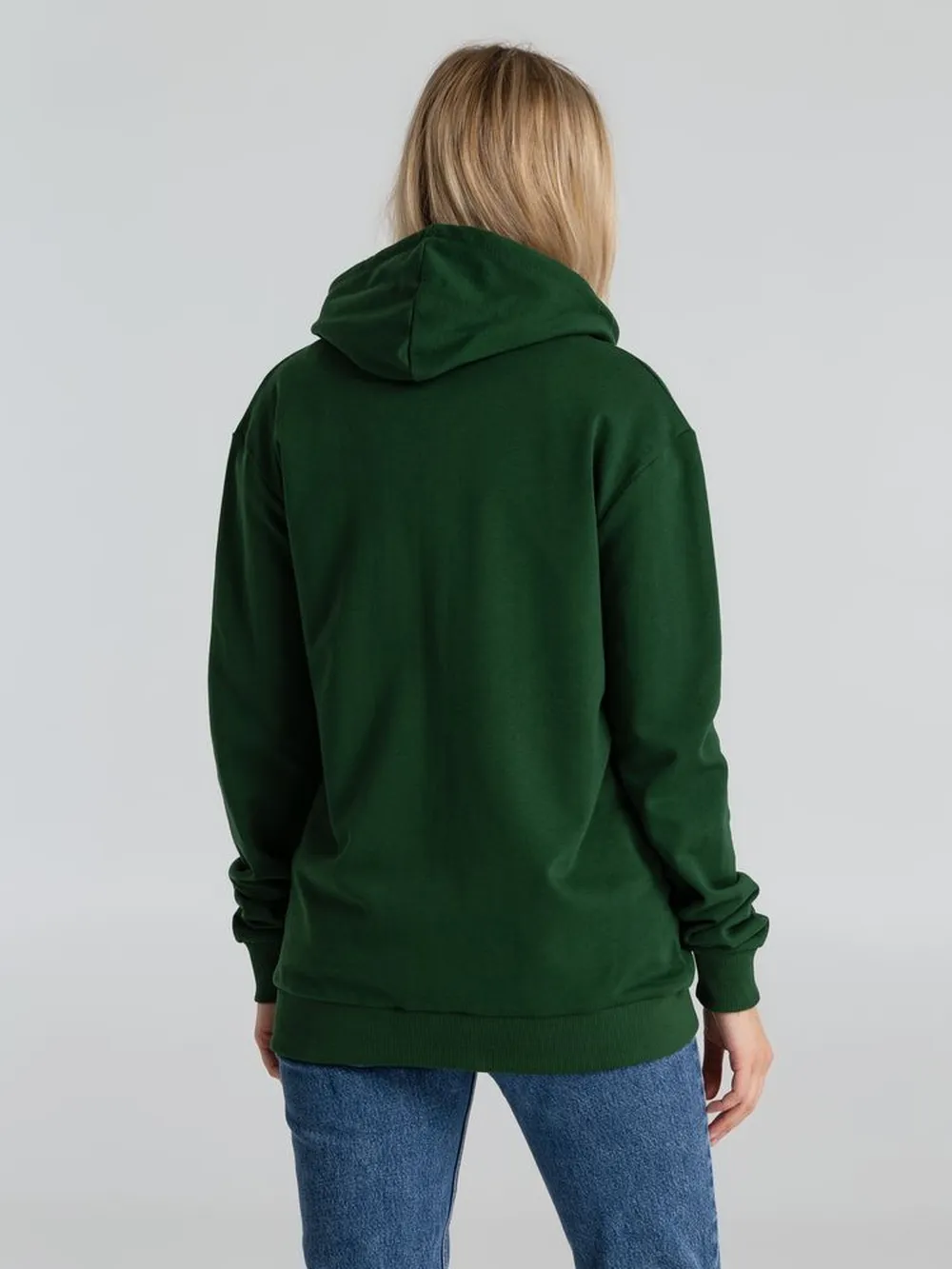 Толстовка на молнии с капюшоном Siverga Heavy 2.0, темно-зеленая, размер XXL заказать онлайн с вашим дизайном на заказ в Москве и области