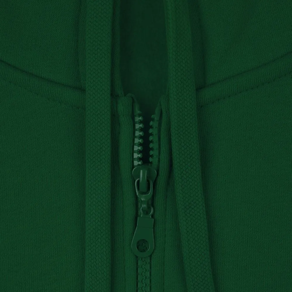 Толстовка на молнии с капюшоном Siverga Heavy 2.0, темно-зеленая, размер XXL заказать онлайн с вашим дизайном на заказ в Москве и области