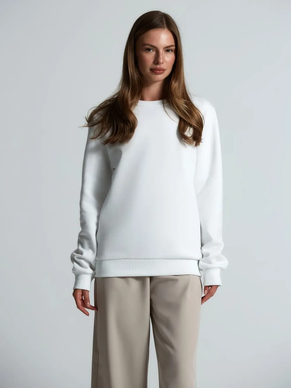 Свитшот Toima Heavy 2.0, белый, размер L заказать онлайн с вашим дизайном на заказ в Москве и области