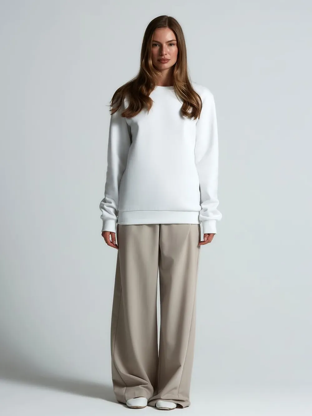 Свитшот Toima Heavy 2.0, белый, размер L заказать онлайн с вашим дизайном на заказ в Москве и области