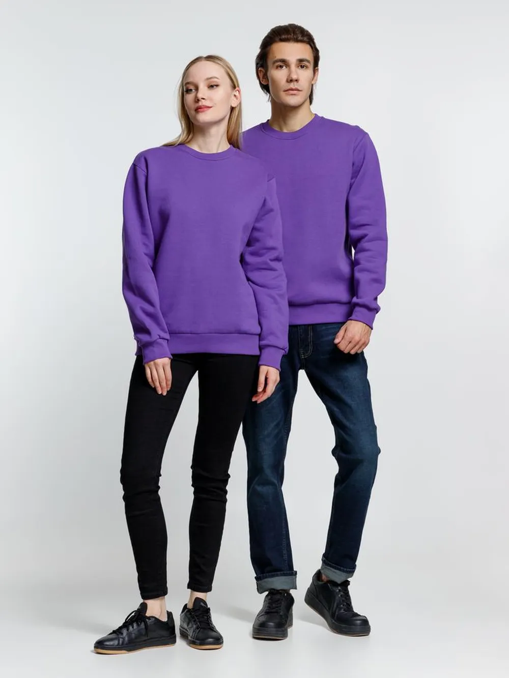 Свитшот Toima Heavy 2.0, фиолетовый, размер L заказать онлайн с вашим дизайном на заказ в Москве и области
