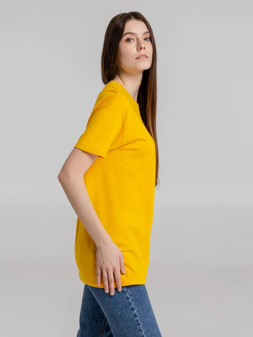 Футболка Imperial 190 желтая, размер XS заказать онлайн с вашим дизайном на заказ в Москве и области