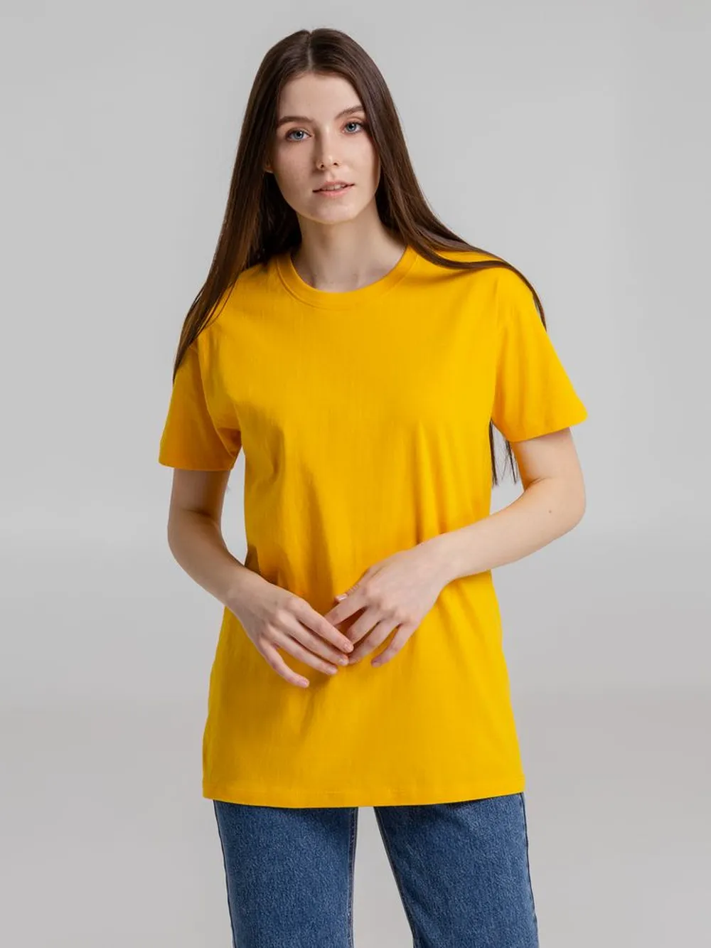 Футболка Imperial 190 желтая, размер XS заказать онлайн с вашим дизайном на заказ в Москве и области