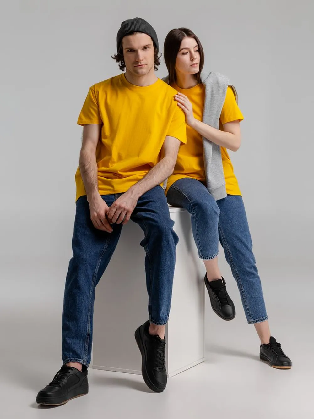 Футболка Imperial 190 желтая, размер XS заказать онлайн с вашим дизайном на заказ в Москве и области