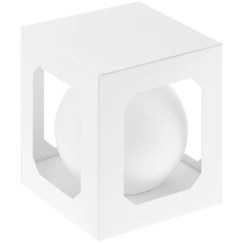 Елочный шар Finery Matt, 10 см, матовый белый заказать онлайн с вашим дизайном на заказ в Москве и области