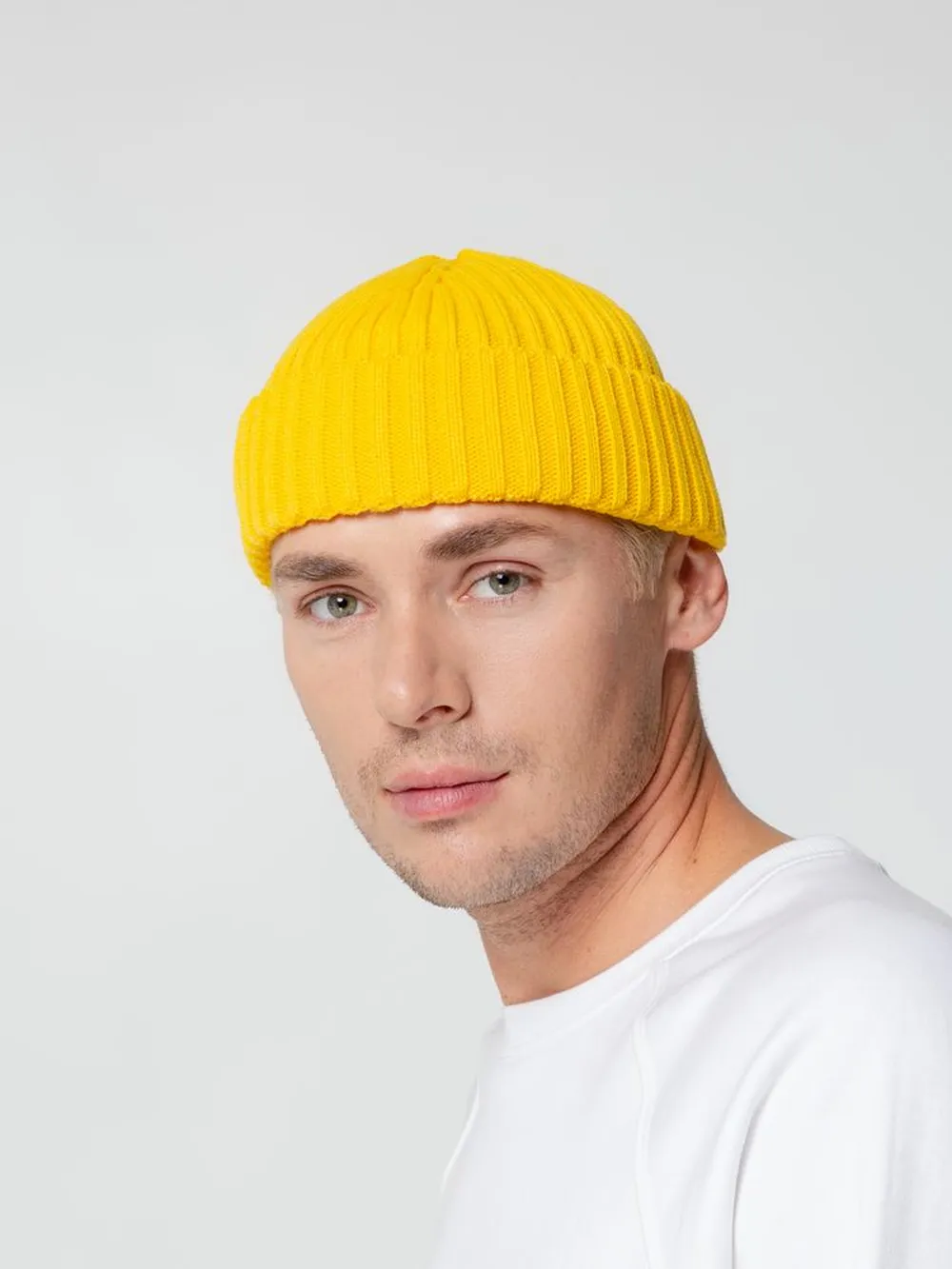 Шапка Hipsta, желтая заказать онлайн с вашим дизайном на заказ в Москве и области
