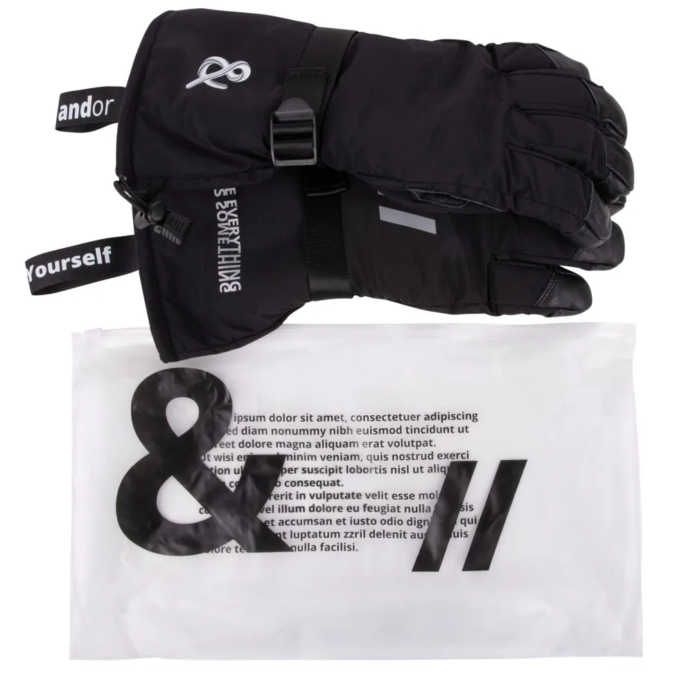 Перчатки Big Boss, черные заказать онлайн с вашим дизайном на заказ в Москве и области