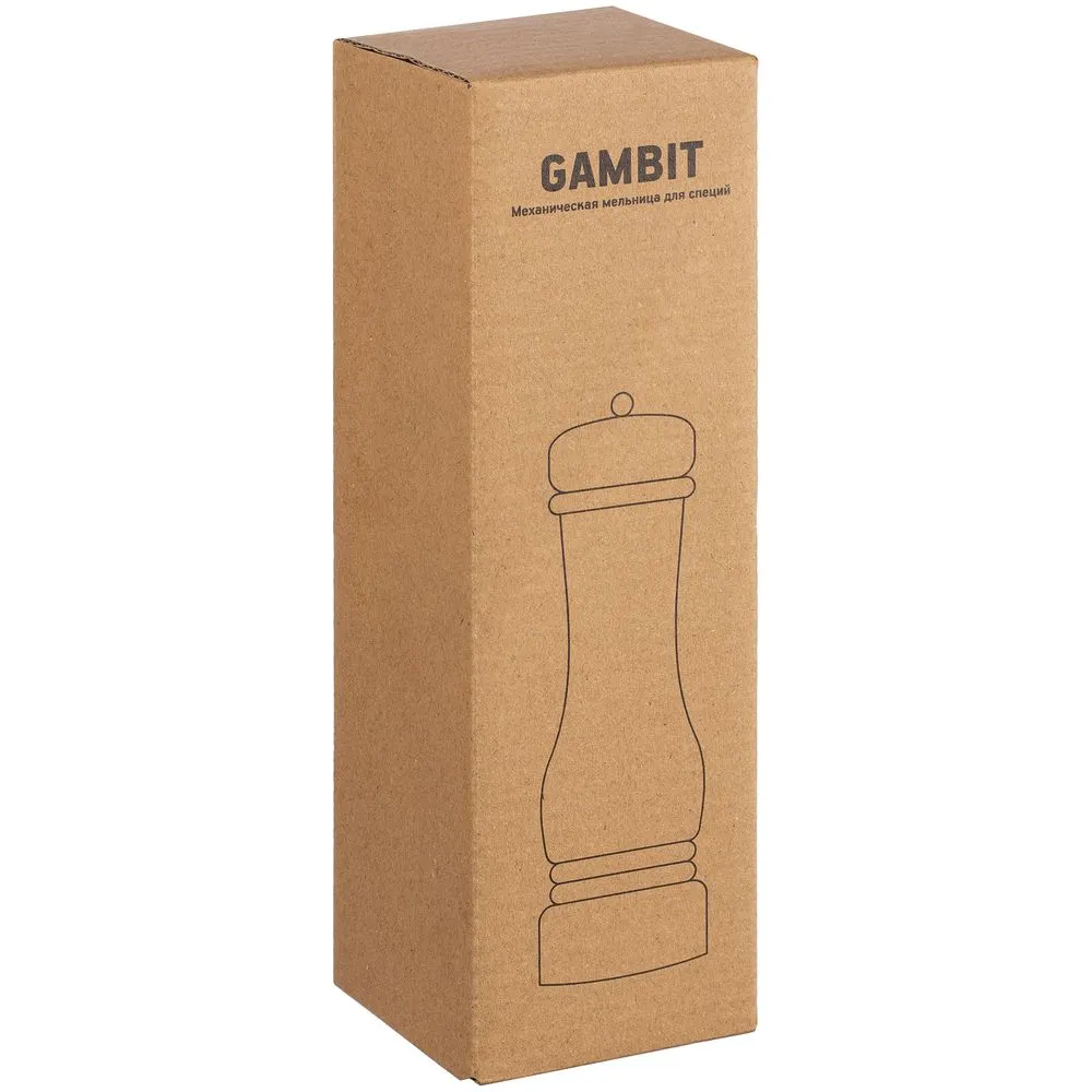Механическая мельница для специй Gambit, оранжево-красная заказать онлайн с вашим дизайном на заказ в Москве и области
