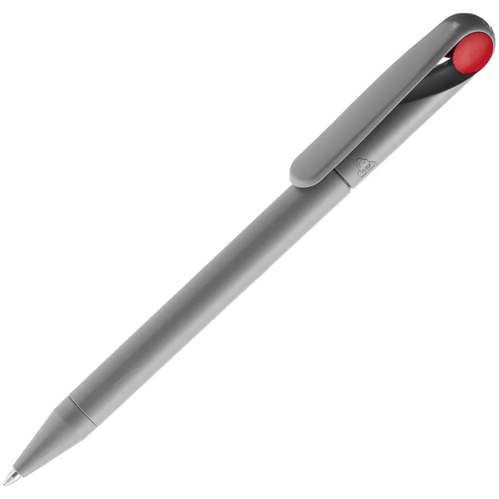 Ручка шариковая Prodir DS1 TMM Dot, серая с красным заказать онлайн с вашим дизайном на заказ в Москве и области
