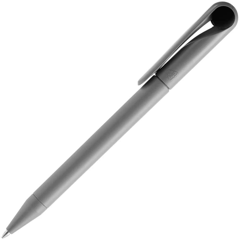 Ручка шариковая Prodir DS1 TMM Dot, серая с черным заказать онлайн с вашим дизайном на заказ в Москве и области