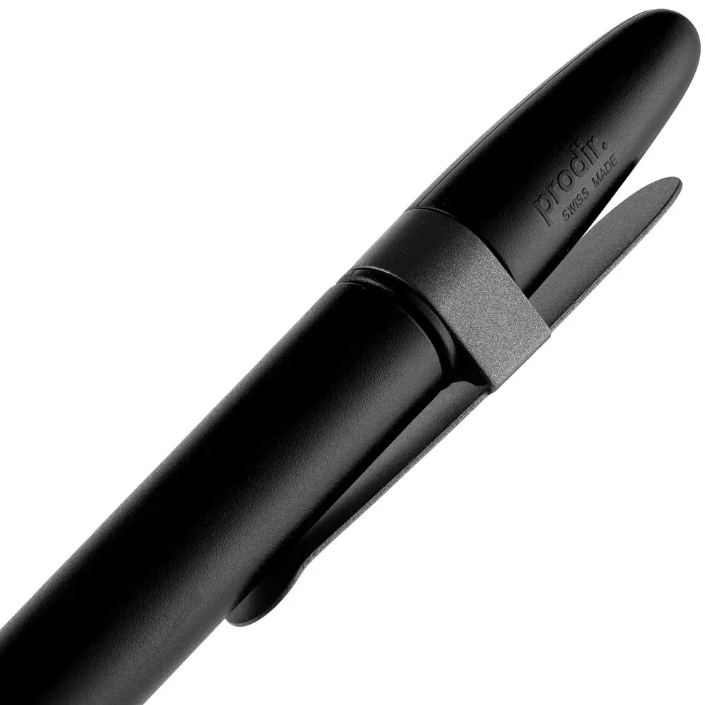 Ручка шариковая Prodir DS5 TSM Metal Clip, черная заказать онлайн с вашим дизайном на заказ в Москве и области