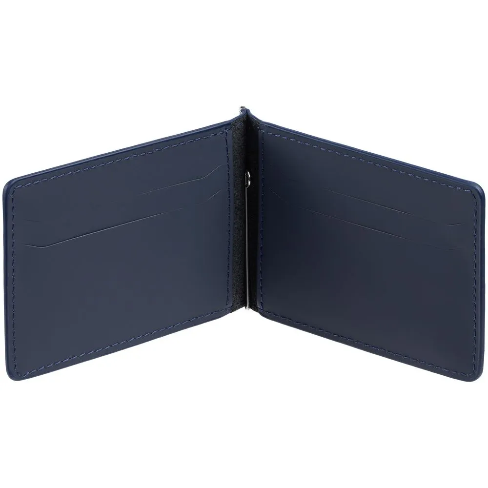 Зажим для купюр Alaska, синий заказать онлайн с вашим дизайном на заказ в Москве и области