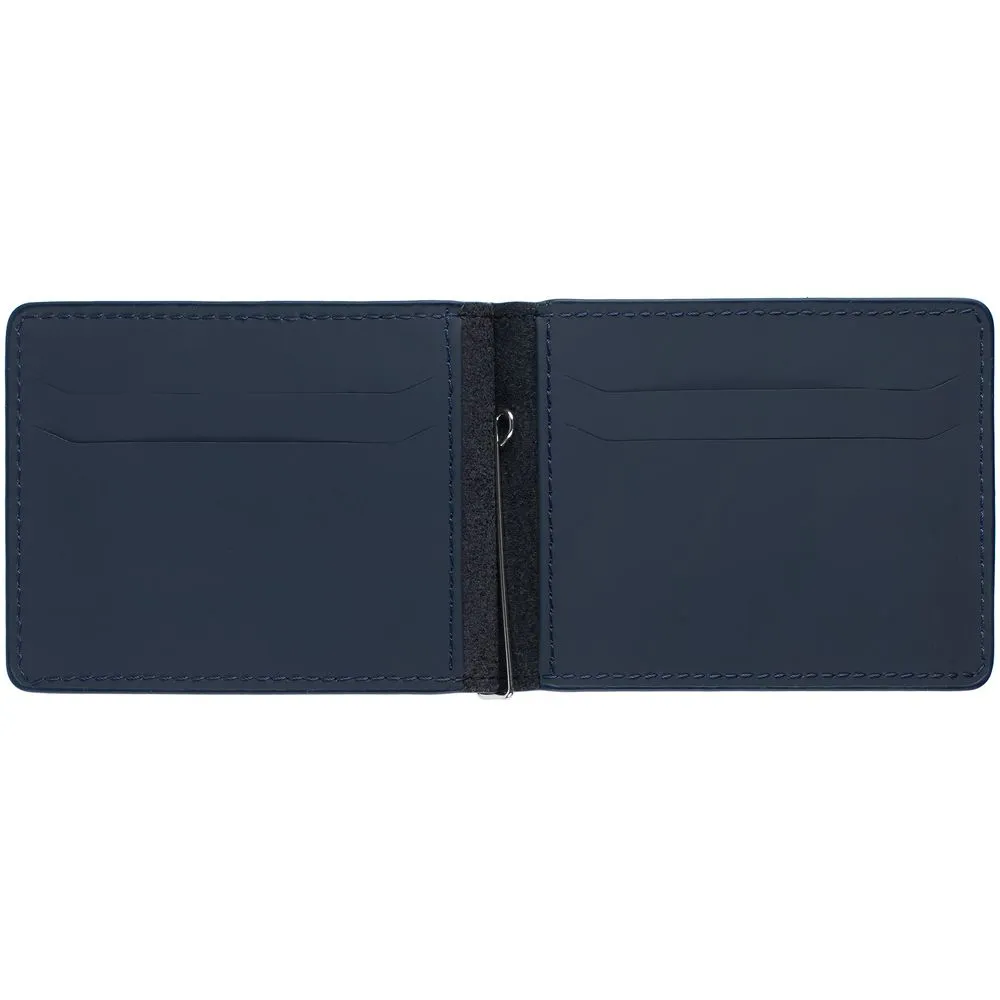 Зажим для купюр Alaska, синий заказать онлайн с вашим дизайном на заказ в Москве и области