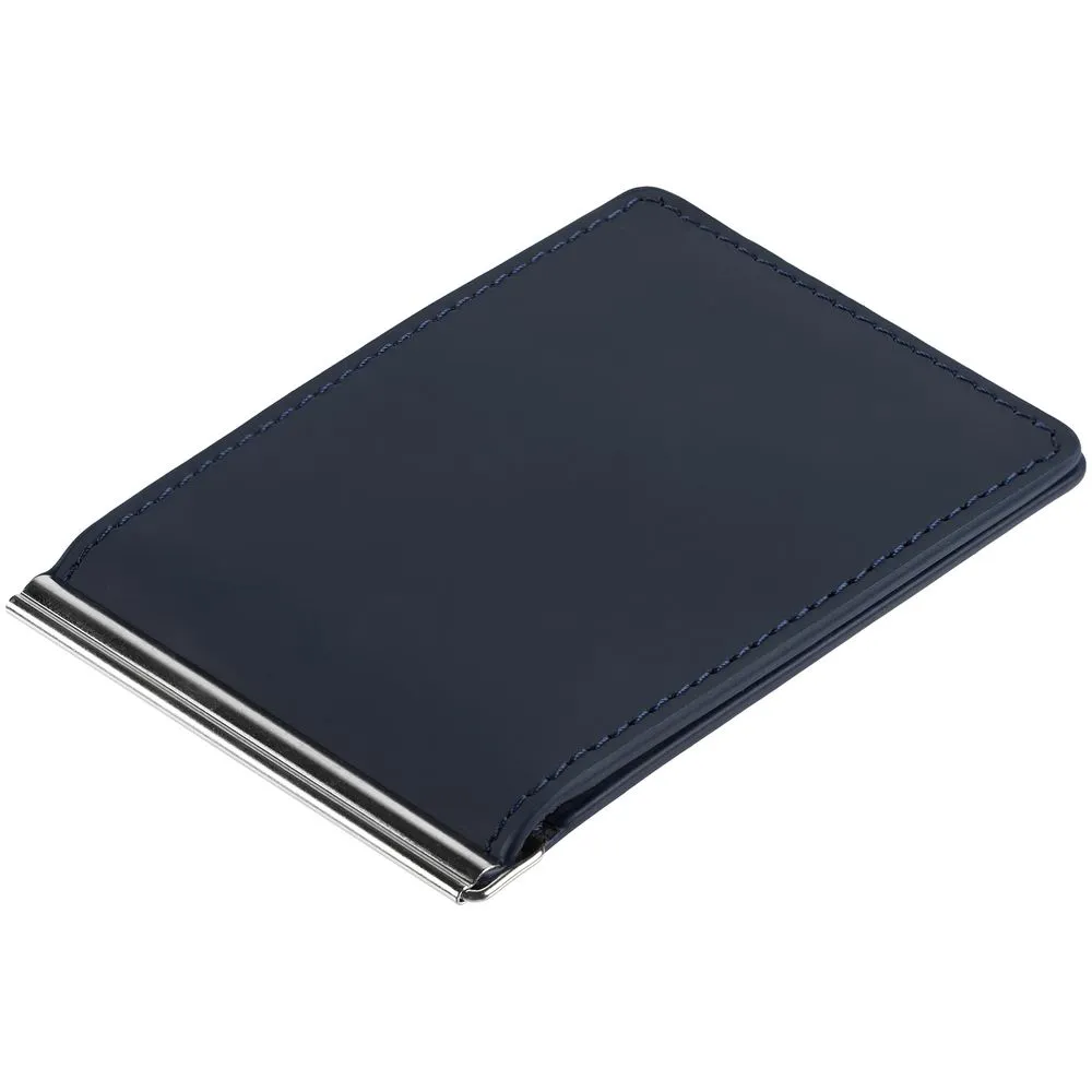 Зажим для купюр Alaska, синий заказать онлайн с вашим дизайном на заказ в Москве и области