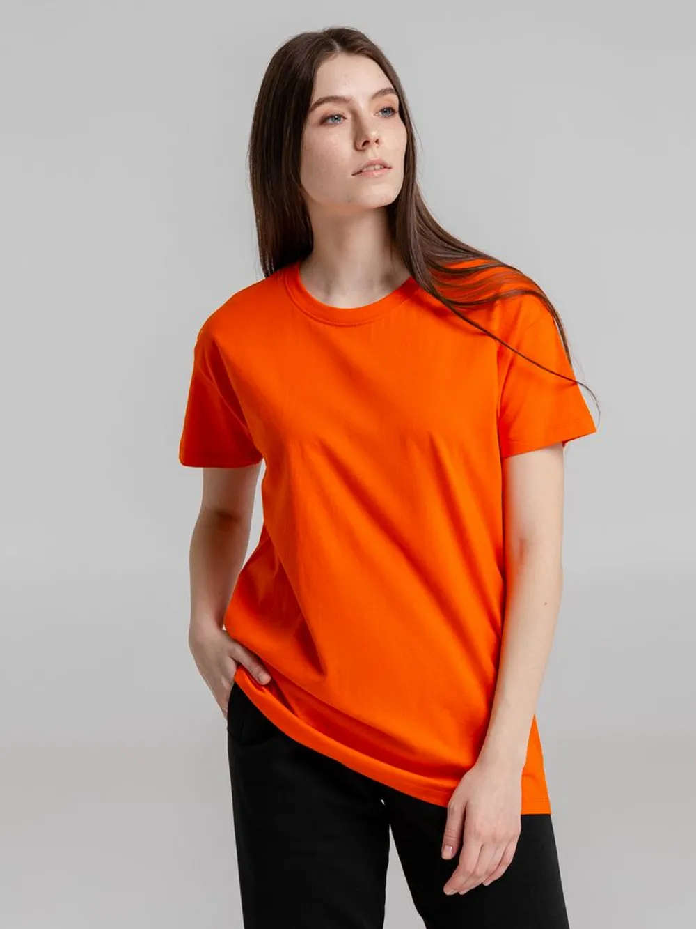 Футболка Imperial 190 оранжевая, размер S заказать онлайн с вашим дизайном на заказ в Москве и области