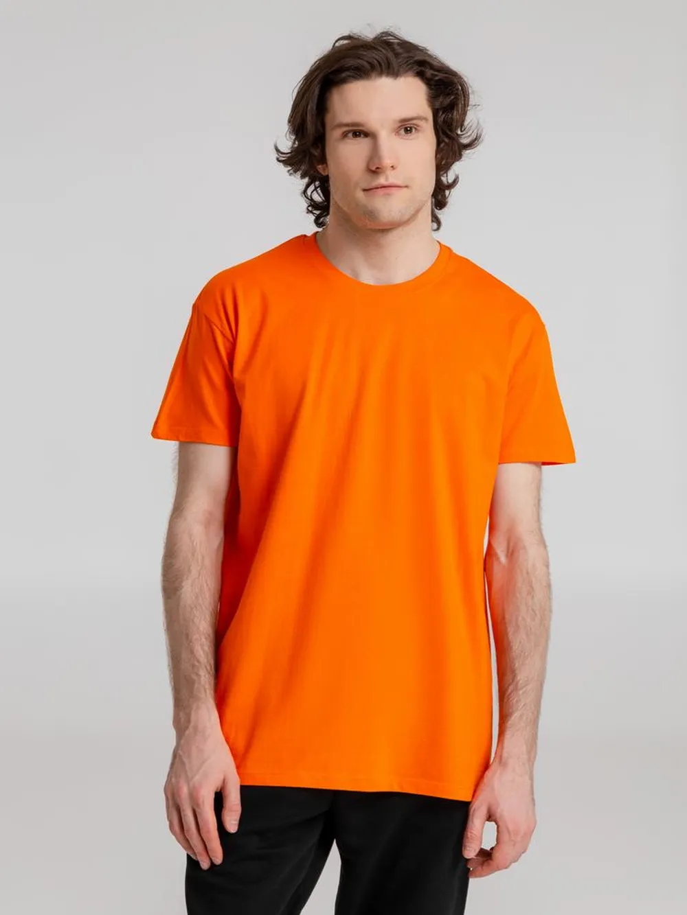 Футболка Imperial 190 оранжевая, размер S заказать онлайн с вашим дизайном на заказ в Москве и области