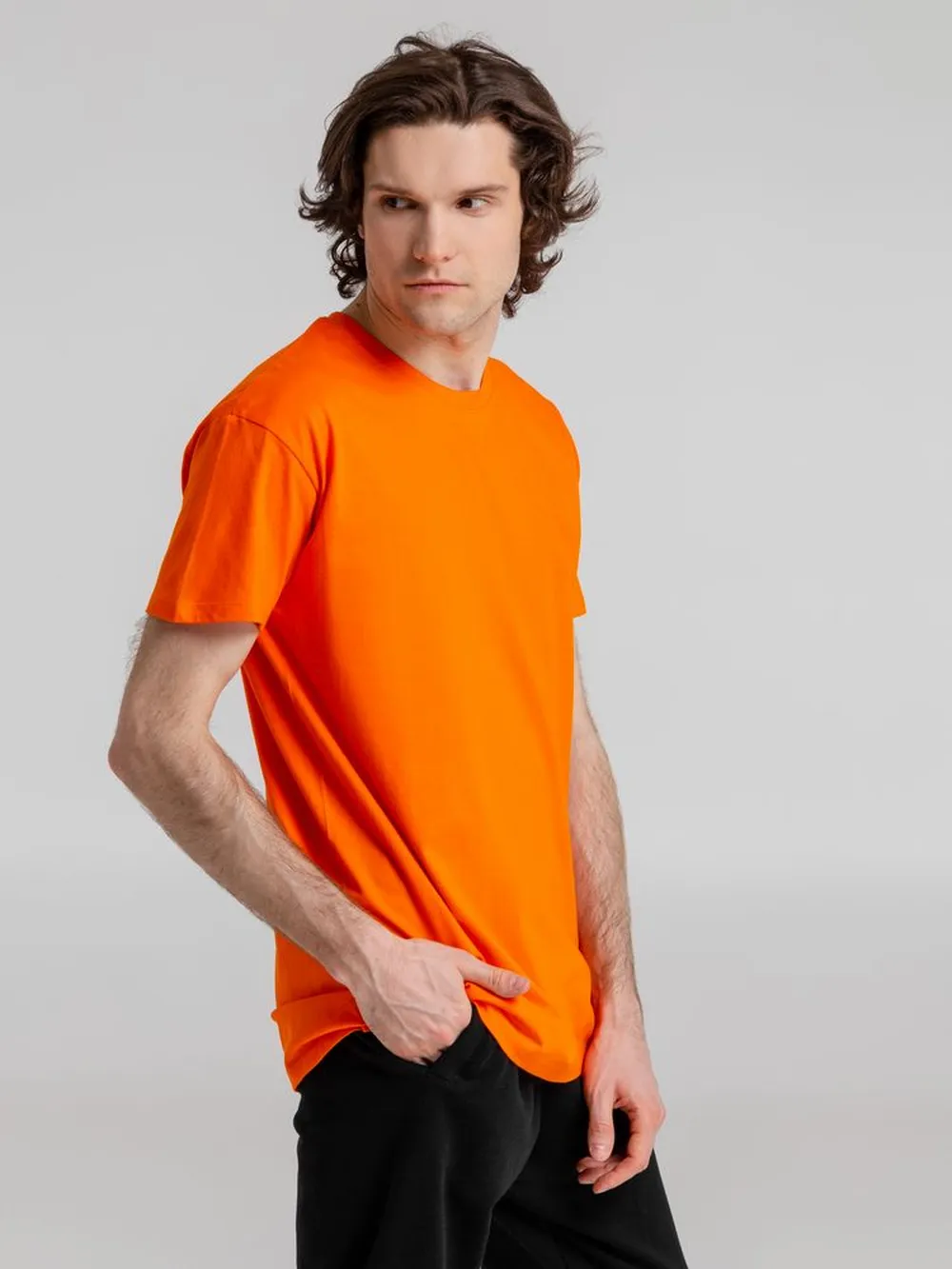 Футболка Imperial 190 оранжевая, размер S заказать онлайн с вашим дизайном на заказ в Москве и области