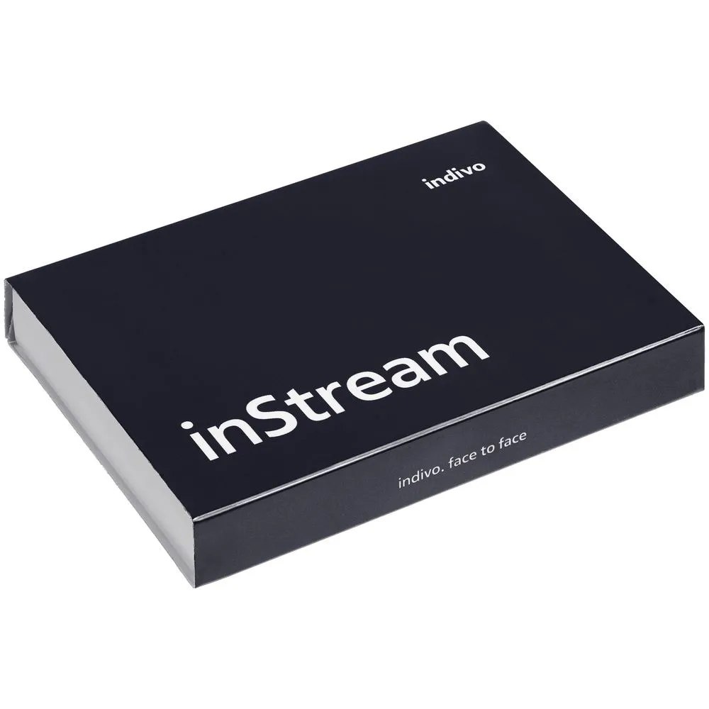 Обложка для паспорта inStream, серая заказать онлайн с вашим дизайном на заказ в Москве и области