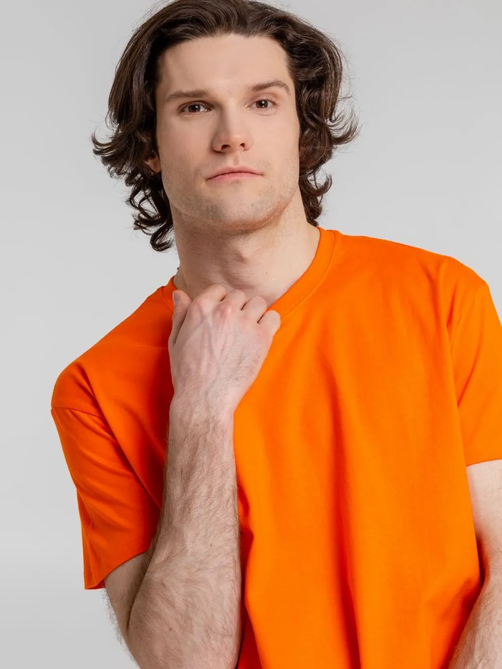 Футболка Imperial 190 оранжевая, размер XL заказать онлайн с вашим дизайном на заказ в Москве и области