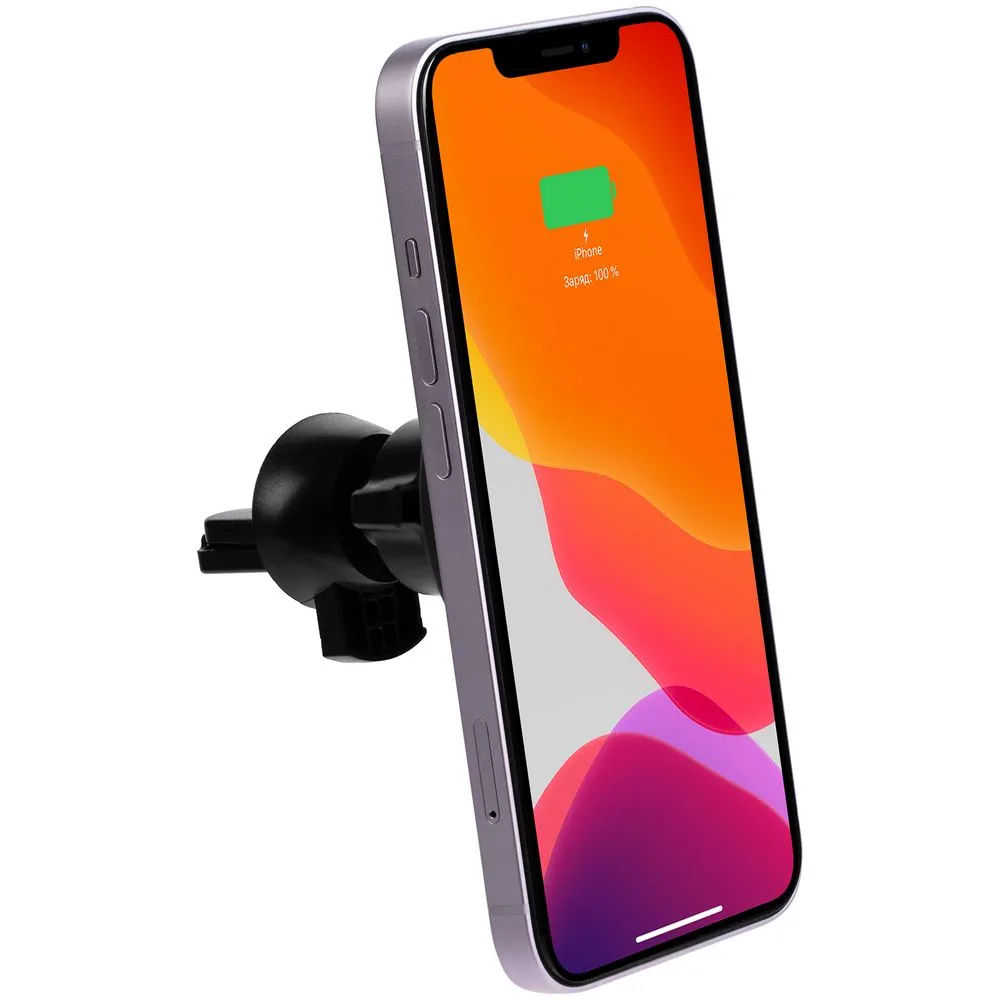 Держатель для смартфона Cooper Auto Wireless с беспроводной зарядкой, черный заказать онлайн с вашим дизайном на заказ в Москве и области