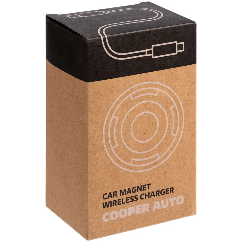Держатель для смартфона Cooper Auto Wireless с беспроводной зарядкой, черный заказать онлайн с вашим дизайном на заказ в Москве и области