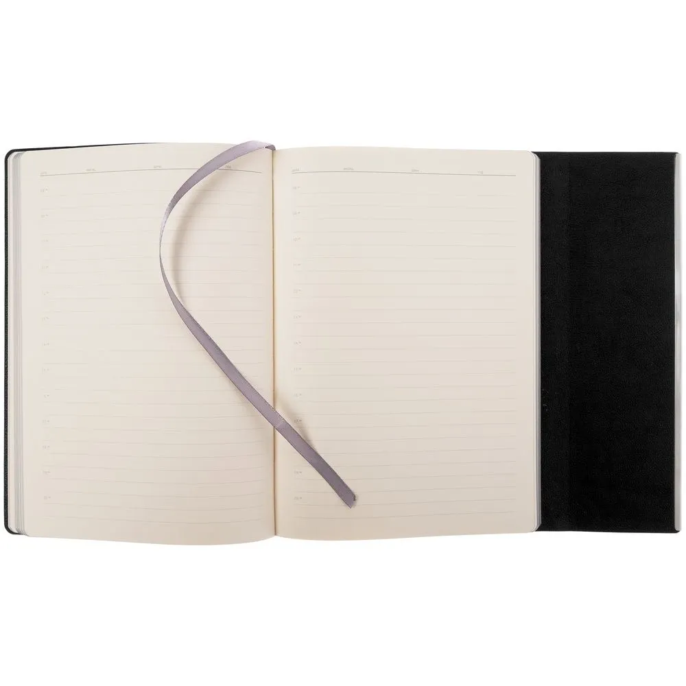 Ежедневник Petrus Flap, недатированный, черный заказать онлайн с вашим дизайном на заказ в Москве и области