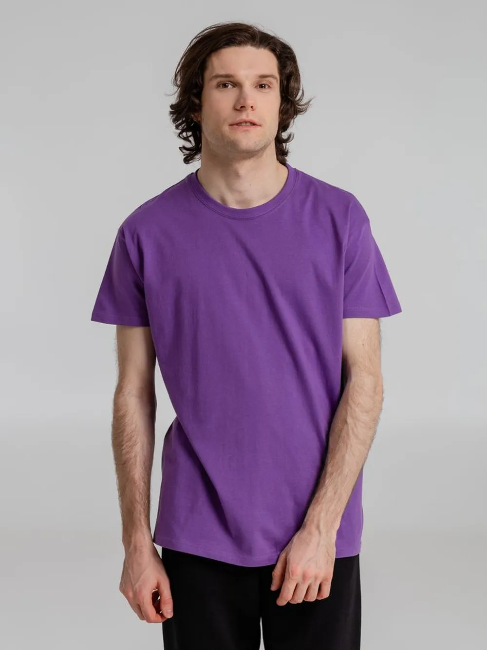 Футболка Imperial 190 фиолетовая, размер M заказать онлайн с вашим дизайном на заказ в Москве и области