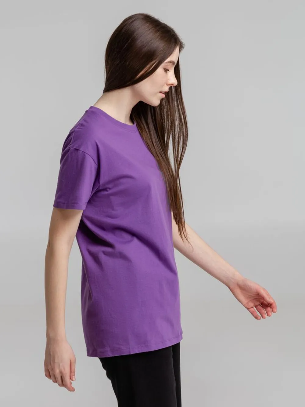 Футболка Imperial 190 фиолетовая, размер M заказать онлайн с вашим дизайном на заказ в Москве и области