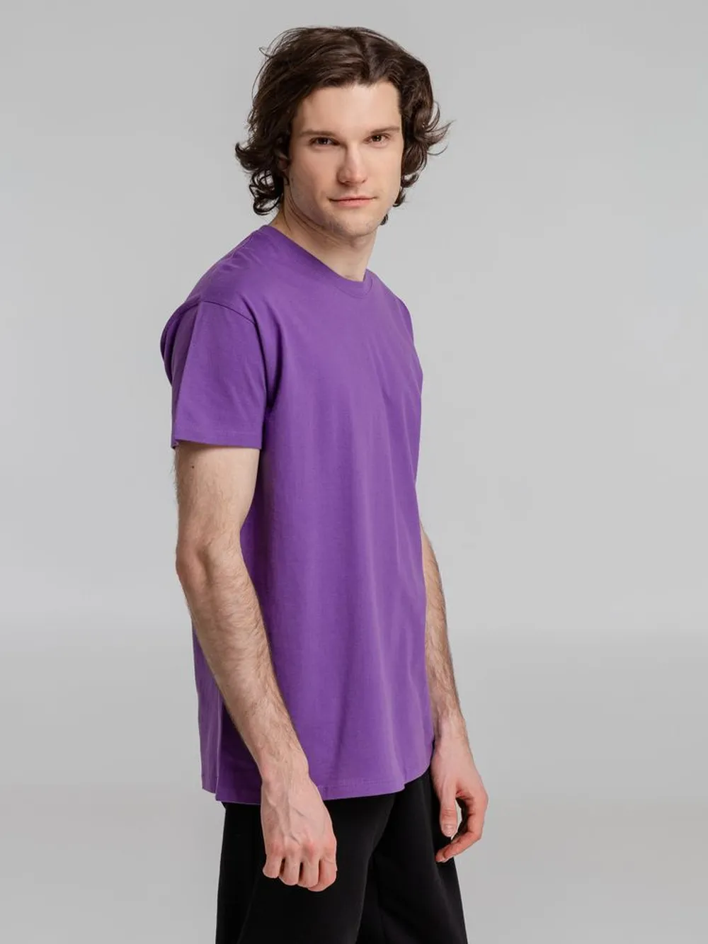 Футболка Imperial 190 фиолетовая, размер M заказать онлайн с вашим дизайном на заказ в Москве и области