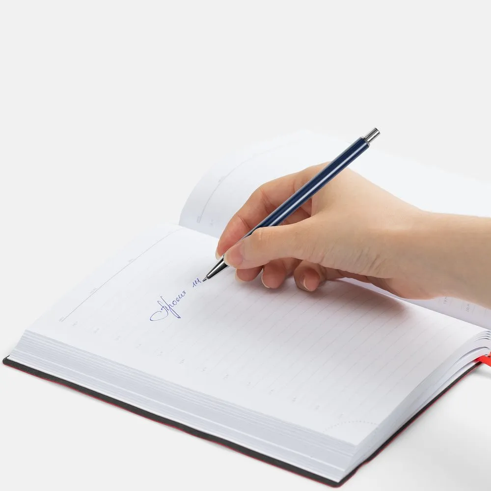 Ручка шариковая Slim Beam, синяя заказать онлайн с вашим дизайном на заказ в Москве и области