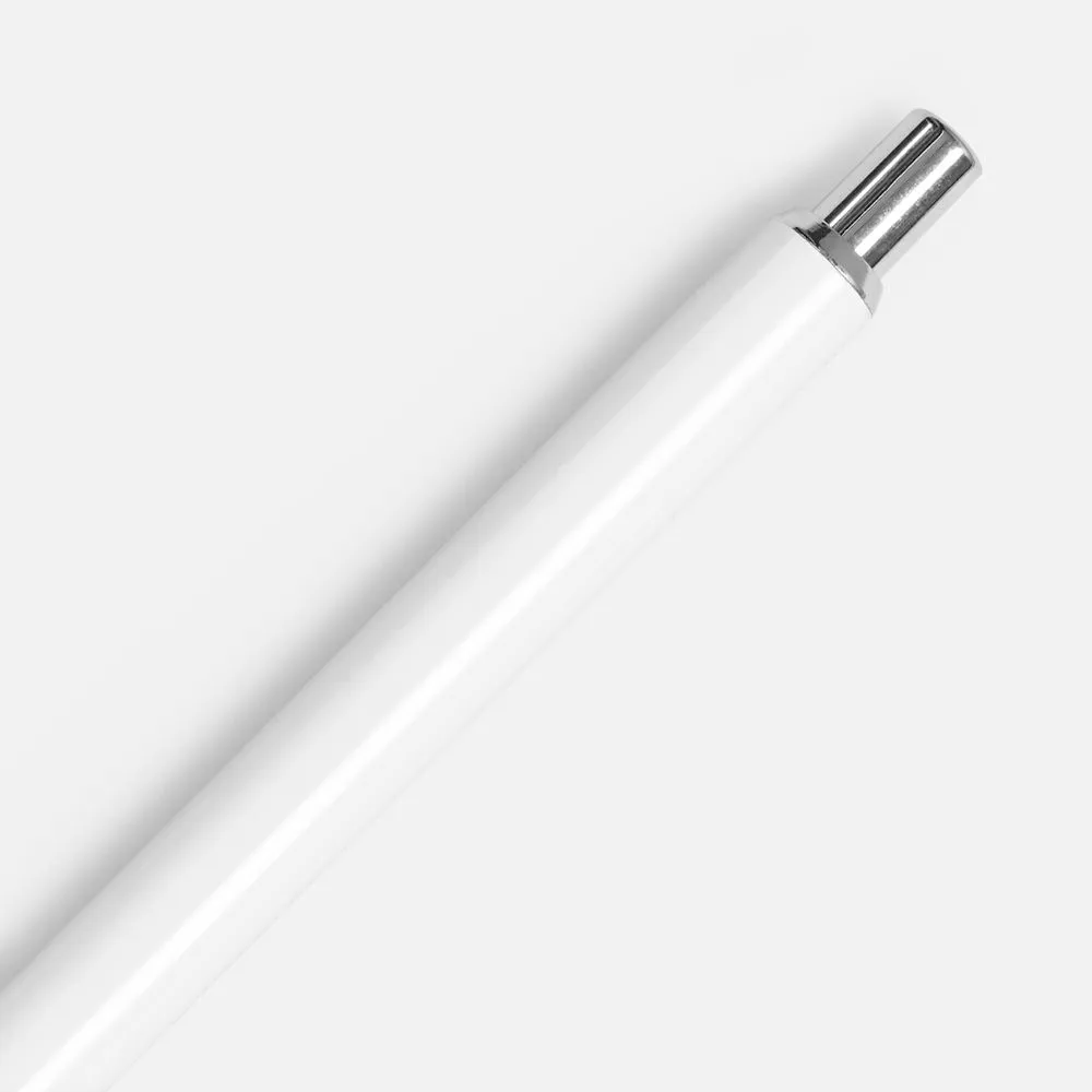 Ручка шариковая Slim Beam, белая заказать онлайн с вашим дизайном на заказ в Москве и области