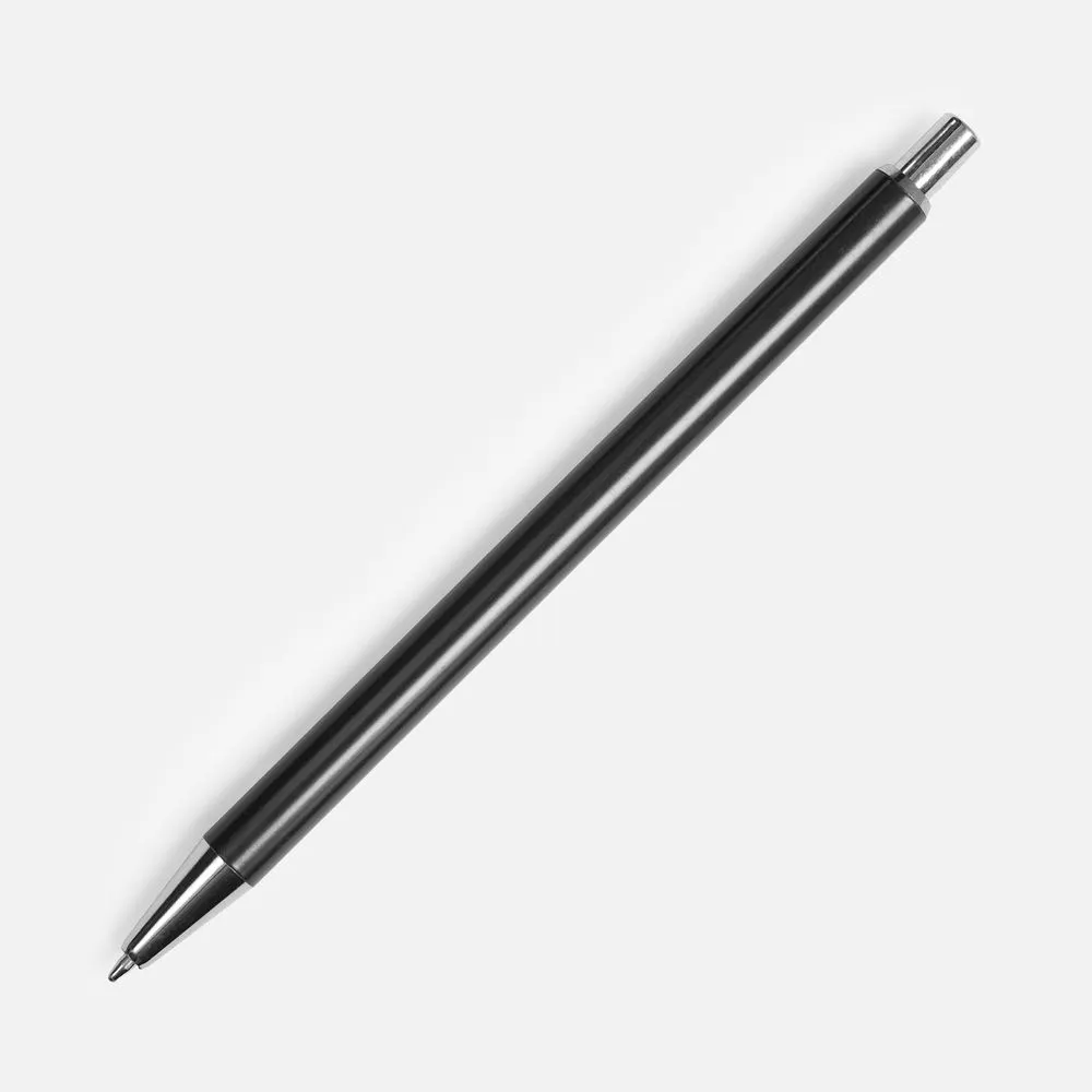 Ручка шариковая Slim Beam, черная заказать онлайн с вашим дизайном на заказ в Москве и области