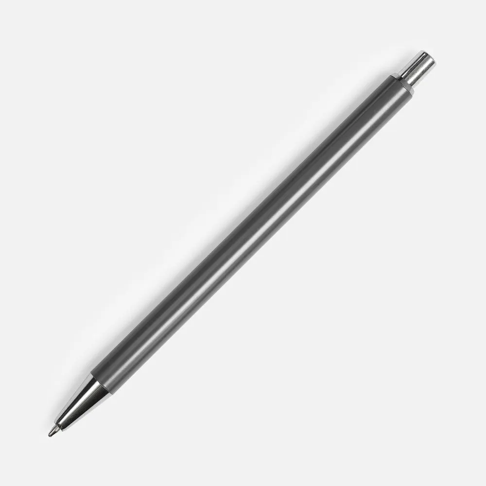 Ручка шариковая Slim Beam, серая заказать онлайн с вашим дизайном на заказ в Москве и области