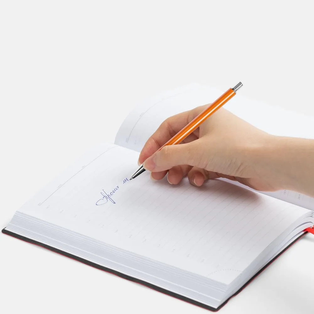 Ручка шариковая Slim Beam, оранжевая заказать онлайн с вашим дизайном на заказ в Москве и области